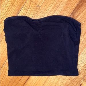 Black Bandeau Top